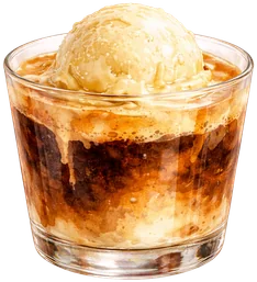 Affogato: espresso con helado de vainilla