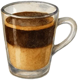 Café bombón con leche condensada