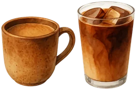 Chai con espresso, caliente o con hielo