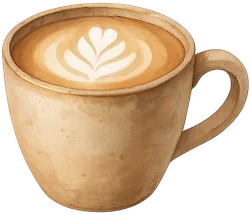 Flat white con doble espresso