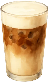 Iced tiramisú latte