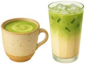 Matcha vanilla sin azúcar, caliente o con hielo