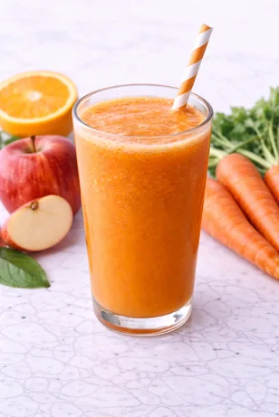Zumo natural Sobre Dosis C: naranja, manzana y zanahoria